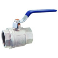 Brass ball valve F/F pn25, J2001 brass ball valve, chrome/ nickel plated